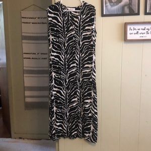 Ava sky medium zebra long dress